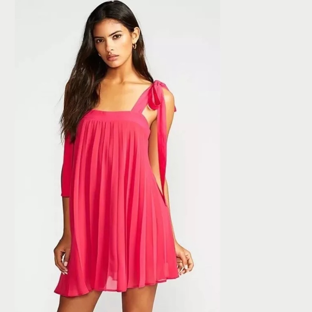 NEW Free People x Backstage Andrey Pleated Dress Z411-3